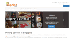 Desktop Screenshot of imprintmedia.sg
