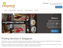 Tablet Screenshot of imprintmedia.sg